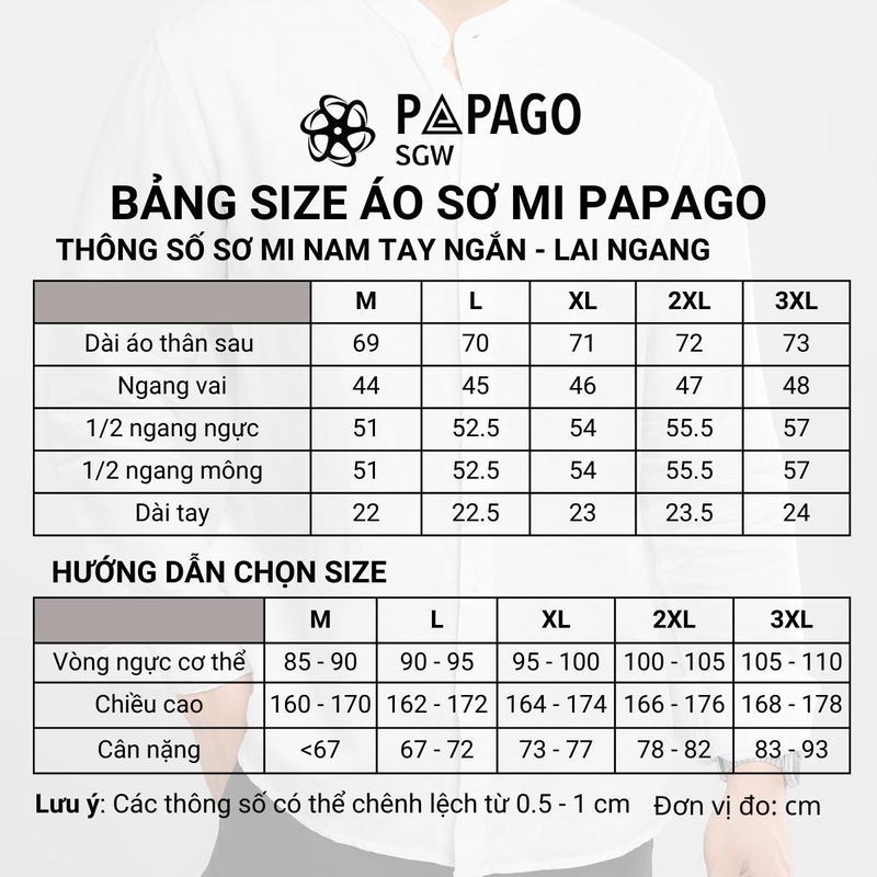 Product Introduction of Áo sơ mi nam trung niên PAPAGO vải xô đũi in họa tiết - P23SNHT003 0
