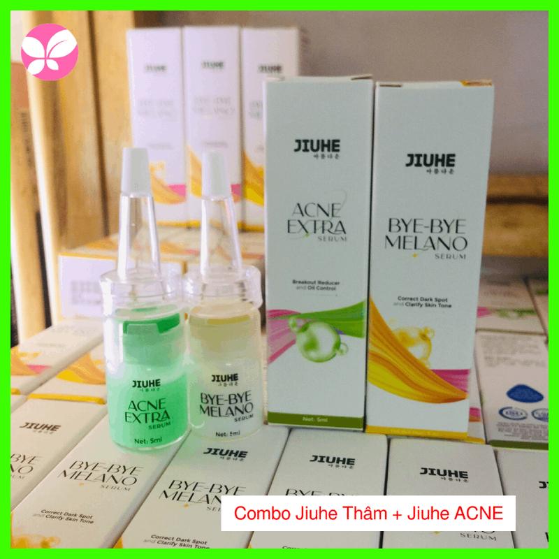 Combo Serum Jiuhe thâm + Jiuhe Acne mụn Thanh tô Skincare Làm Đẹp Da Nữ Women Chăm Sóc Da