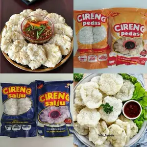 Cireng Pedas Premium Pandawa Tanpa Bumbu Salju Original isi 24 pcs Rujak +-25bj cripsy kriuk renyah gurih cemilan viral