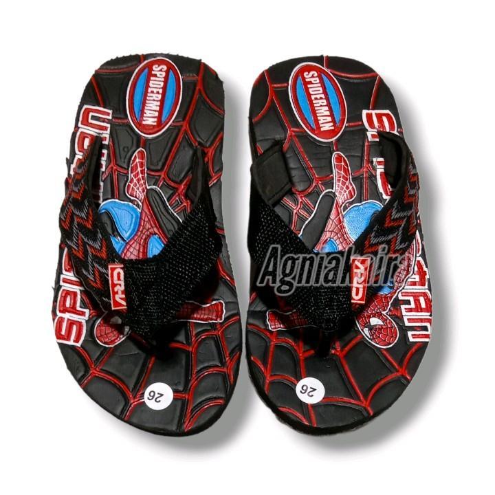 Sandal Anak Laki-laki Motif Spyderman Fashion Terbaru Lucu 0