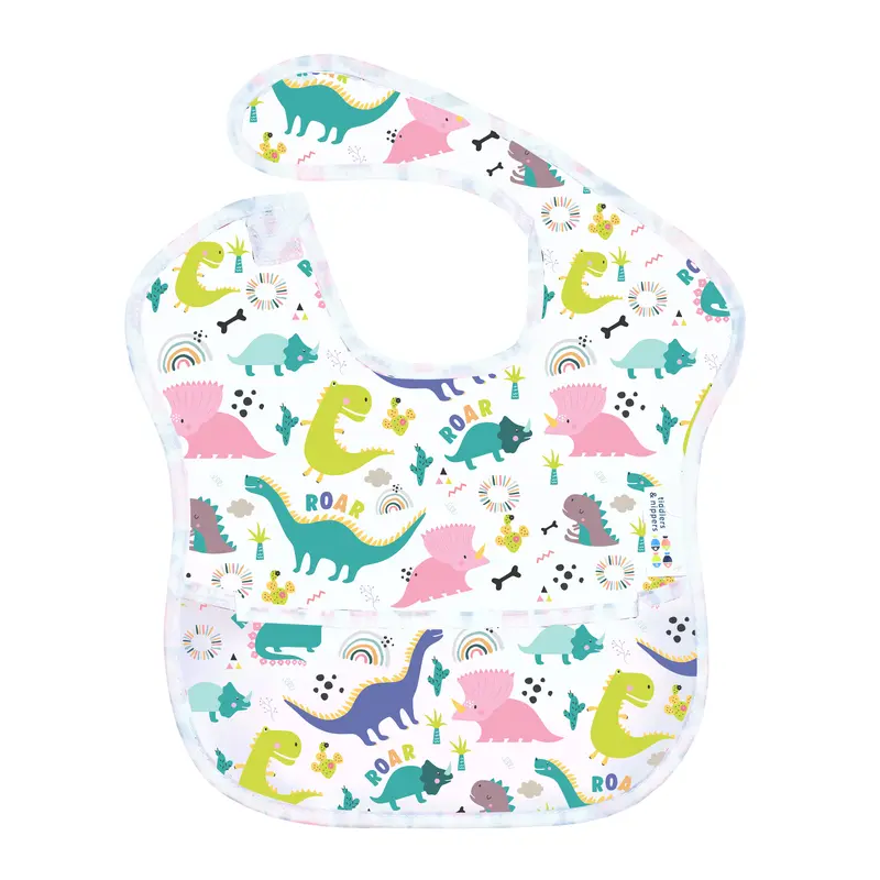 Products Wipe-Clean & Waterproof Baby Toddler Bibs (Single Pack & Sets) Toddler Girls Boys Baby 3