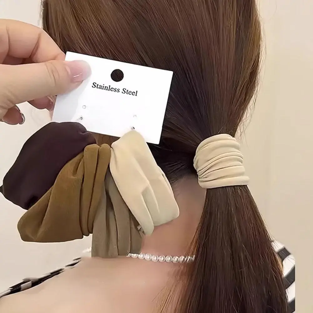 High Elastic Seamless Super Wide Facial Mask Muscle Head Rope High Horsetail Hair Rope Leather Band