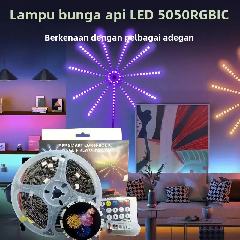 LED 5V Colorful Firework Lights for a Neon Room