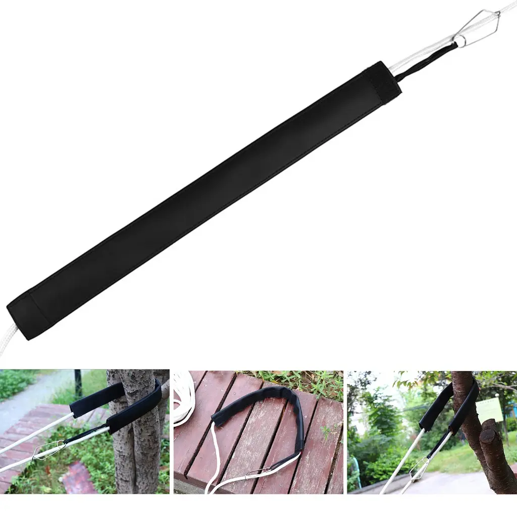 Portable Rope Protector Sleeve Strong Strap Anti-Wear Rope Protective Cover Outdoor Climbing Mountaineering Rope Guard