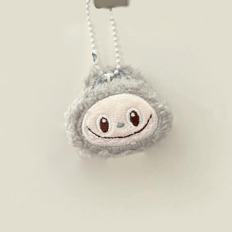 Product Introduction of COD plush Cute Labubu Doll Keychain Cartoon Curly Hair Plush Labubu Pendant Key Chains Accessories for Car Backpack Decoration Couple Key Chain kawaii anime pendant keyring cute children Girls birthday gift backpack hang Meimeistore18 18