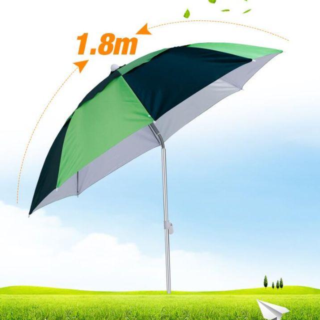 Ô Dù Câu Cá 1.8m Che Nắng Mưa Màu Bóng Nước & Dọc Dưa – Siêu Bền, Chống Gió Tốt
