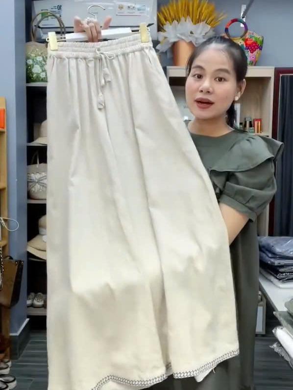  Quần Nữ Ống Rộng Phối Ren,Quần Đũi Nữ bo duigan nu  Mã VN95 