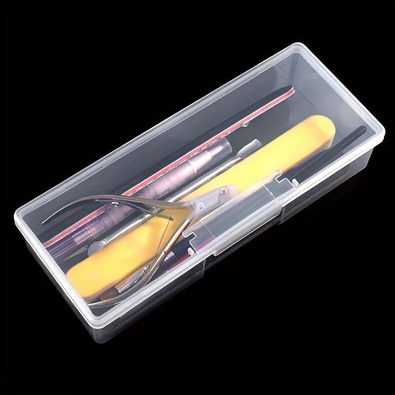 Clear Storage Box, Transparent Storage Box for Nail Tools and Cosmetics, Organize Your Manicure Supplies with Ease 4