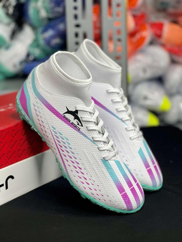 Giày Đá Bóng cổ thun Phantom Trắng 2024 ( Tặng khâu FULL ĐẾ + Tặng TẤT) giay  bong da