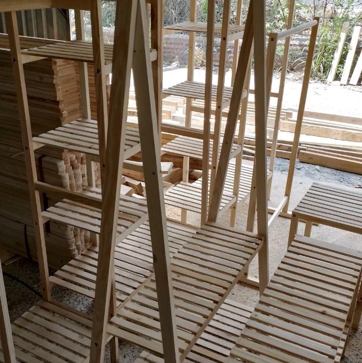 Kệ treo quần áo A 2 tang T'Ha decor 6