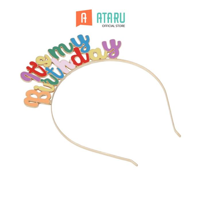 Gambar Ataru Bando Birthday Colorful Headband Bando Stylish Aksesoris Kepala Fashion Wanita dari Ataru_NEW Kab. Tuban Tokopedia