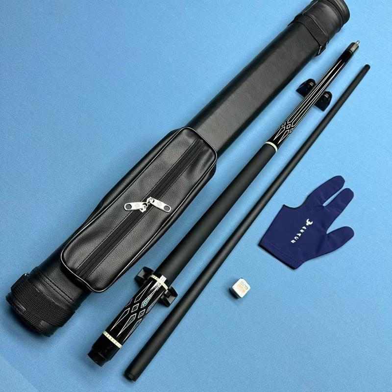 Combo cơ bida KK full carbon cao cấp tặng bao da và phụ kiện gậy bid a ngọn đã lên tẩy kính trợ lực