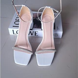 Giày cao gót vuông 5 phân hậu bít quai xoàn đá xịn dễ phối đồ, đi tiệc, đi chơi Nữ Shoes DéP 6