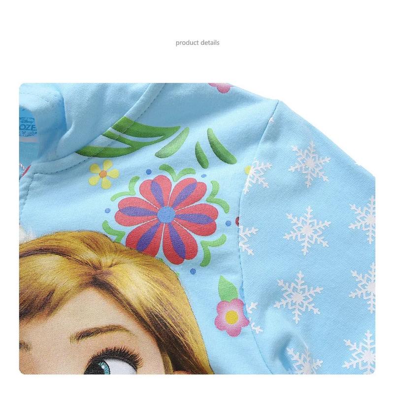 Product Introduction of Spring Autumn Kids Girls Cartoon Frozen Elsa Anna Jacket Coats Clothes Children Cotton Hooded Coat Tops Little Girls Clothing 15