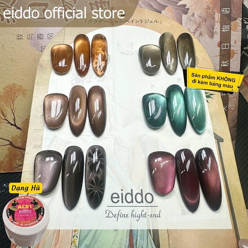 { Eiddo nails} Set 6 HŨ 5ml gel mắt mèo Ai Cập - Gel mắt mèo cực quang chất đặc dễ tạo kiểu - Gel mắt mèo moonlight ánh cực quang tone trầm dễ ứng dụng - gel mắt mèo hot hitt