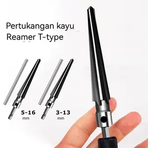 Alat Pembesar Lubang Multifungsi 1pc - Reamer Tapered Manual 3-13mm/5-16mm untuk Pengerjaan Kayu, Logam, dan Plastik, dengan HSS Baja Berkualitas Tinggi