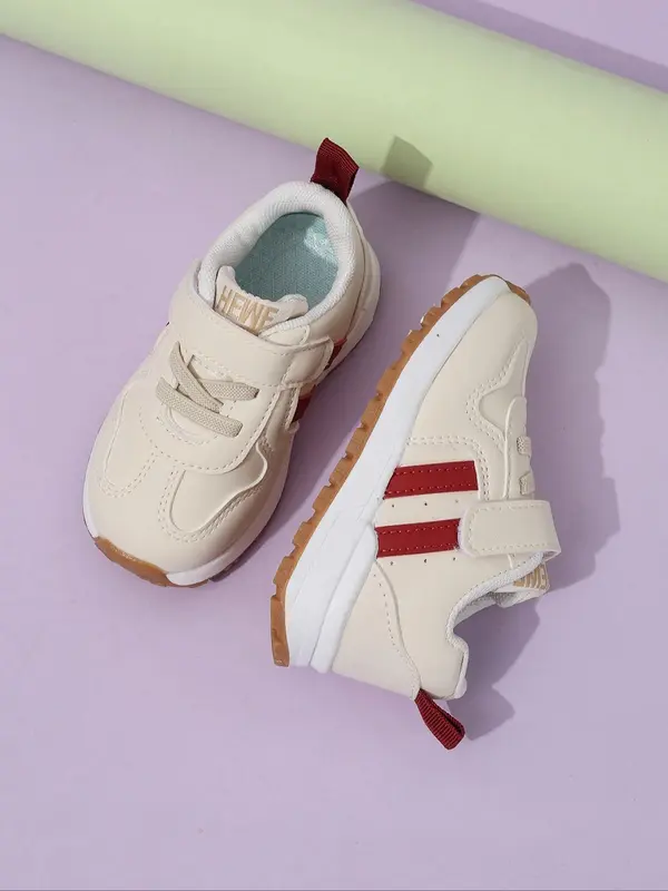 Toddler Boy's Patchwork Velcro Design Sneakers, Casual Comfortable Non-slip Sports Running Shoes, All-match Round Toe Shoes for Daily Wear 4