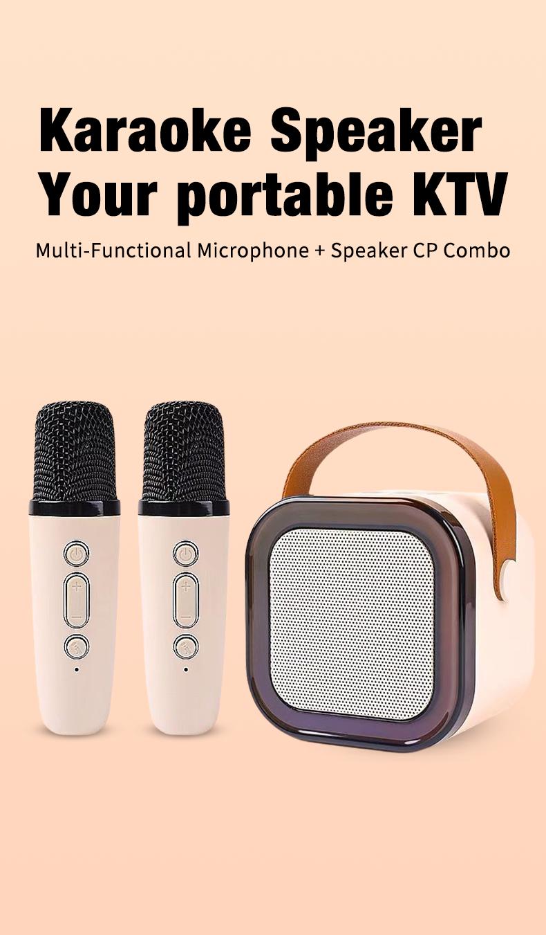 Popular K12 Wireless Karaoke Mini Portable Speaker Bluetooth With Mic ...