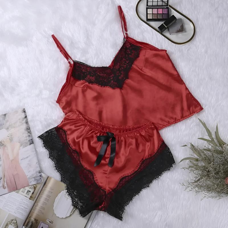 BRV Galerie Piyama Setelan Celana Baju Tidur Kamisol Pakain Wanita Santai  Fit Panjang 1061 1
