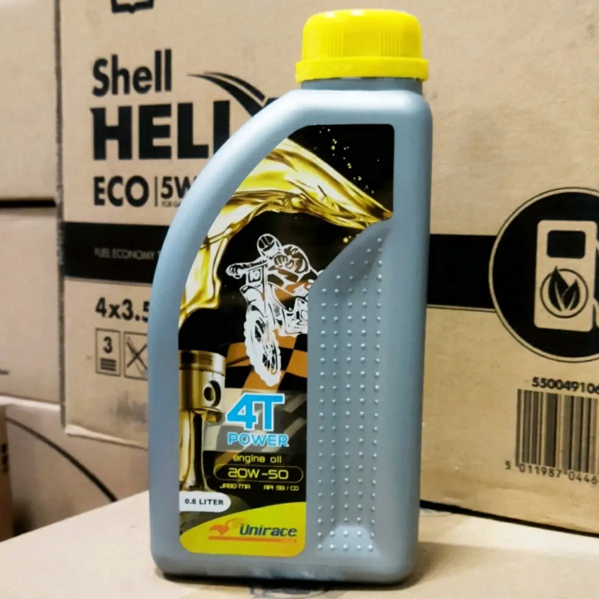 OLI MESIN MOTOR UNIRACE 4T POWER 20W-50 800 ML