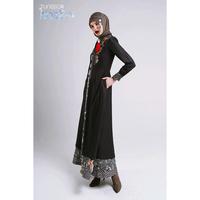Gambar TUNEECA Gamis Katrine Olsen - T-0425011 | Warna Hitam Abu Abu - XS dari Tuneeca Official Store Kab. Bandung 4 Tokopedia