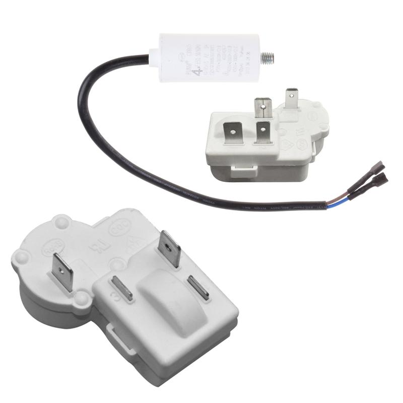 Product Introduction of 4 Pin Compressor PTC Start Relay Replacement  Freezer High Current Starter Refrigerator Spare Parts Easy to Install 58