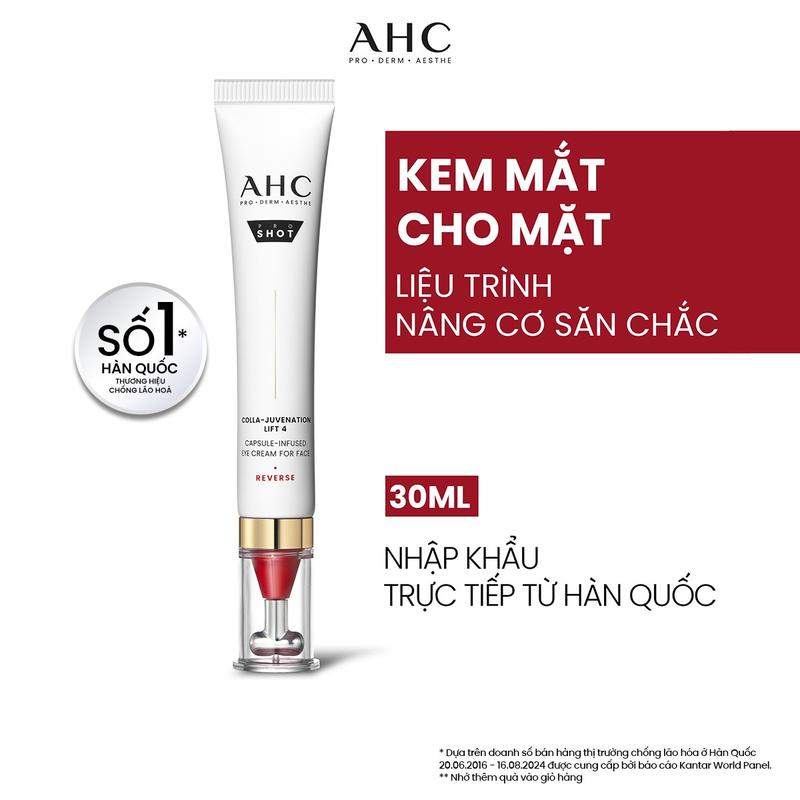 [AHC x HANNAH OLALA] Kem mắt cho mặt chống lão hóa săn chắc da PROSHOT COLLA-JUVENATION LIFT 4 AHC 30ML [2]