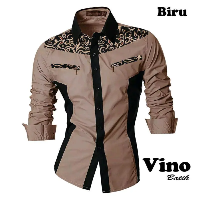 Baju Pria FZS/KEMEJA VINO (M-L) - Model Terbaru