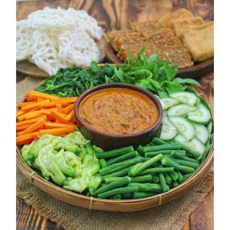 bumbu pecel sambal pecel salad Jawa sayur instant Pak 1