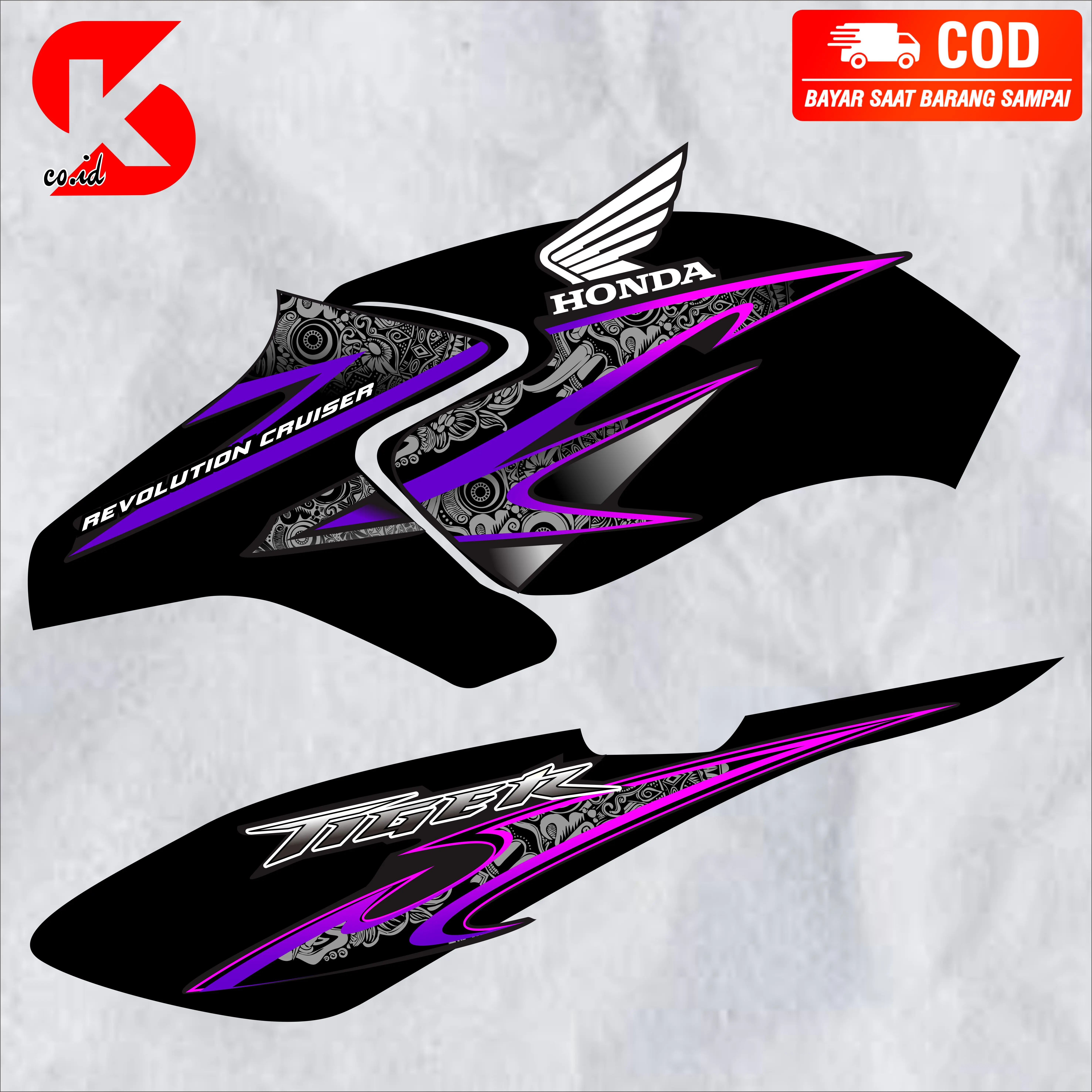 Striping variasi tiger revo 22 Motorcycle