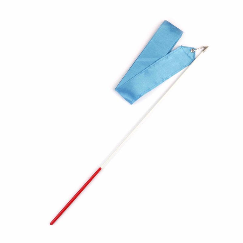 Product Introduction of 6M Dance Ribbon Gym Rhythmic Art Gymnastic Ballet Streamer Twirling Rod 5 Colors 16