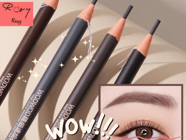 Bút Chì Kẻ Lông Mày kẻ sợi phẩy sợi mi Đầu mảnh Nhỏ Dễ kẻ Kháng Nước Lâu Trôi WODWOD NO.W939 Chì Kẻ Mày