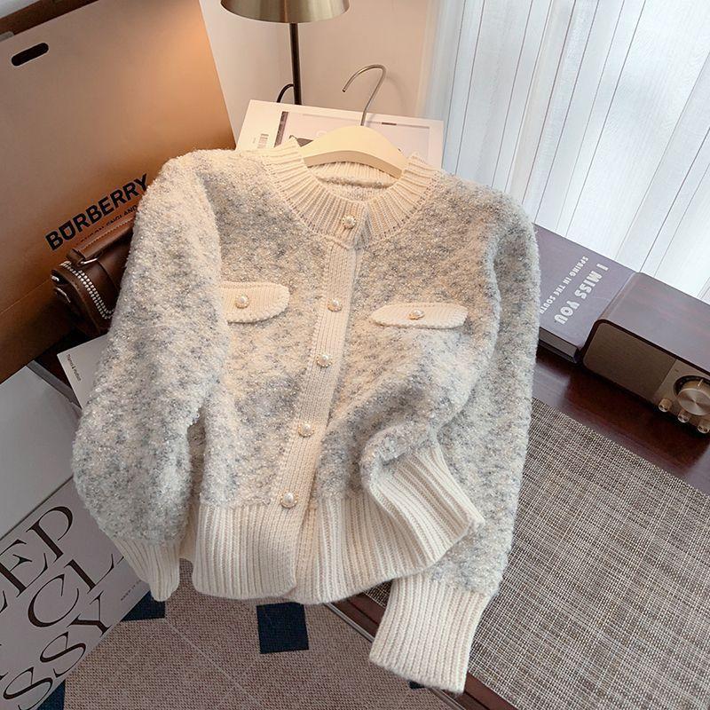 Áo Khoác Cardigan Dệt Kim, Dành Cho Nữ, Phong Cách Ngắn, Áo Len Nhỏ, Áo Ankele, Thích Hợp Cho Mùa Xuân, Mùa Thu Và Mùa Đông, Hàng Mới Về Năm 2025