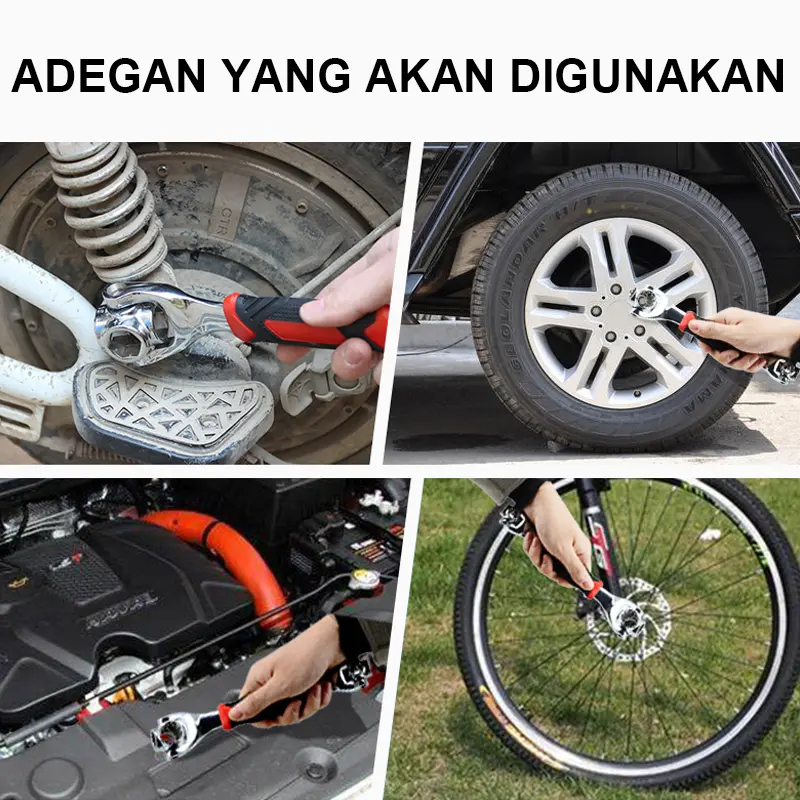 Kunci Pas Multifungsi 48 In 1 Tiger Wrench Kunci Universal Kunci Inggris Kunci Shock 8 In 1 3