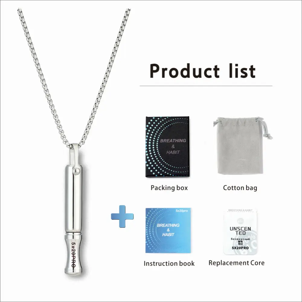 2025 Latest Breathing Resistance Whistle Necklace Round Tube with Built in Cotton Core to Assist Yoga Meditation, Stress Reduction, Mindfulness Jewelry Titanium Pendant - TikTok Shop Philippines 2025 Latest Breathing Resistance Whistle Necklace Round Tube with Built in Cotton Core to Assist Yoga Meditation, Stress Reduction, Mindfulness Jewelry Titanium Pendant - TikTok Shop Philippines