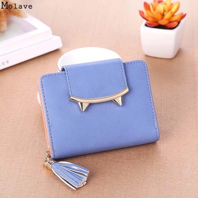 Reyreshy JESICA - Dompet Lipat Mini Dompet Koin Lucu Kartu Uang 5