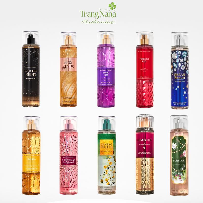 [ TONE HƯƠNG SEXY ĐI TIỆC ] Xịt thơm Body Mist Hương Nước Hoa Nữ Khử mùi cơ thể toàn thân Bath Body Works 236ml - Perfume Cosmetic