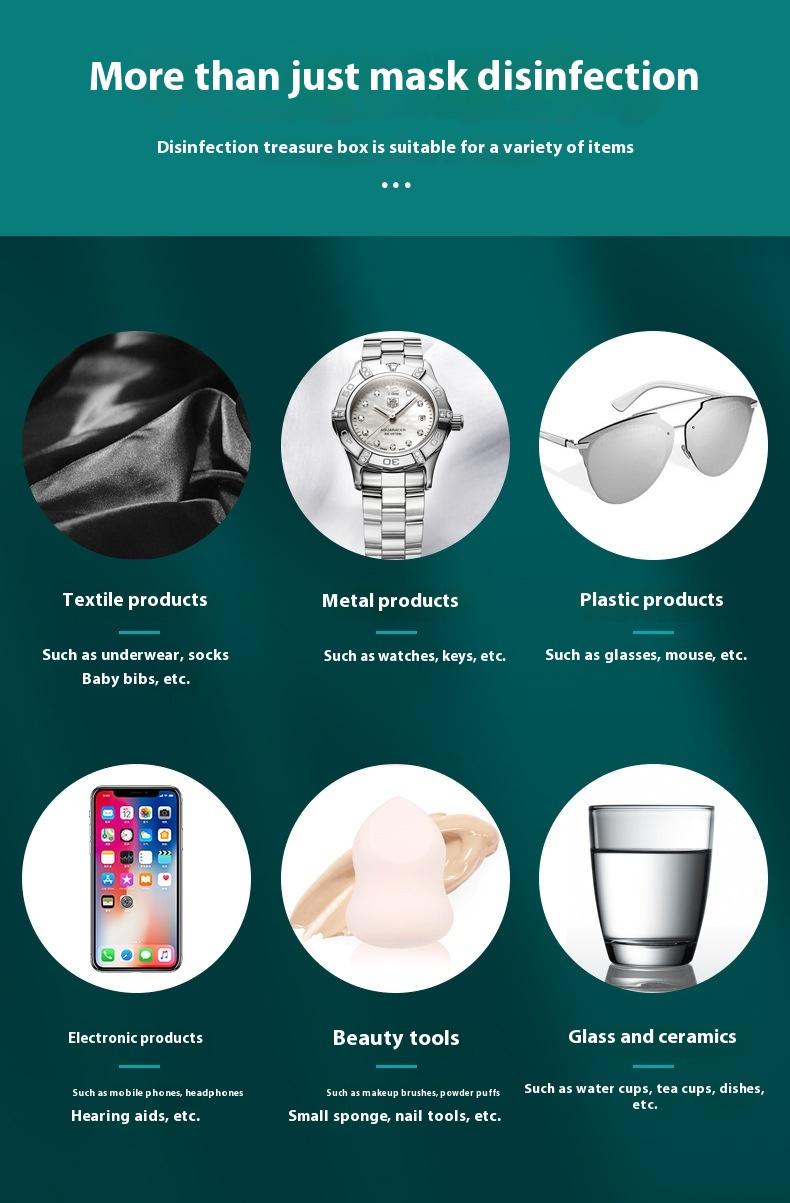 Product Introduction of Portable UV Phone Sanitizer for Multi-functional Disinfection 8