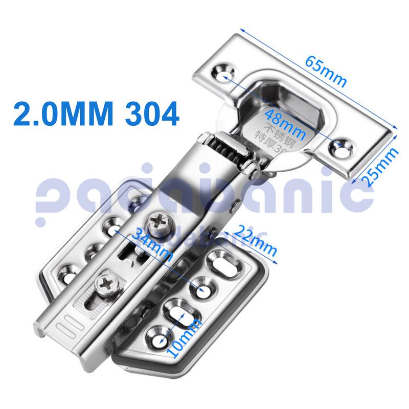 Bản Lề Cửa Tủ Chất Liệu Inox 304 Cao Cấp Bền Bỉ Chổng Rỉ Sét Có Giảm Chấn Tiện Lợi khoá cổng sắt tự động