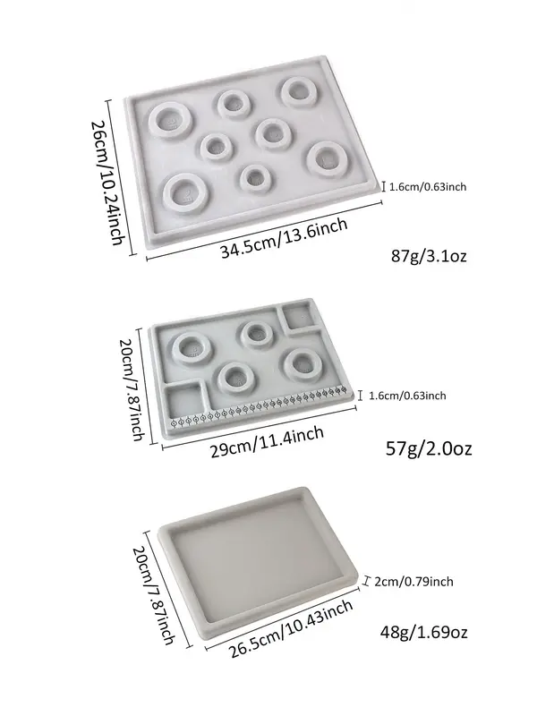 DIY Jewelry Beading Board, Versatile Measuring Beading Board, DIY Jewelry Making Supplies for Bracelet & Necklace Making for Women & Girls 1