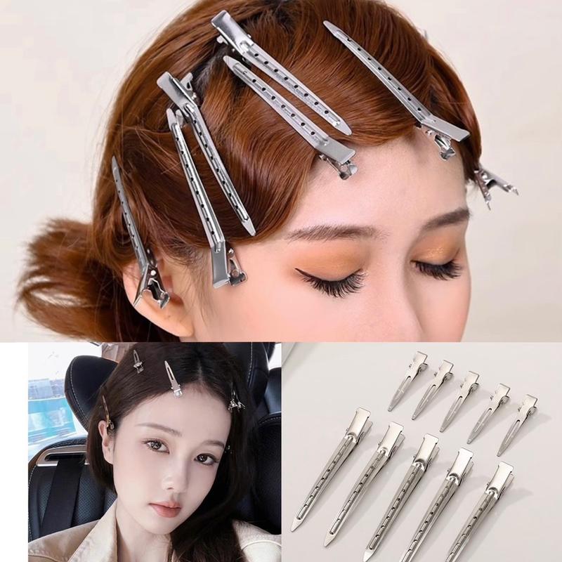 ￼Combo 5 chiếc kẹp mỏ vịt cố định tóc làm tóc kẹp kim loại làm phồng chân tóc