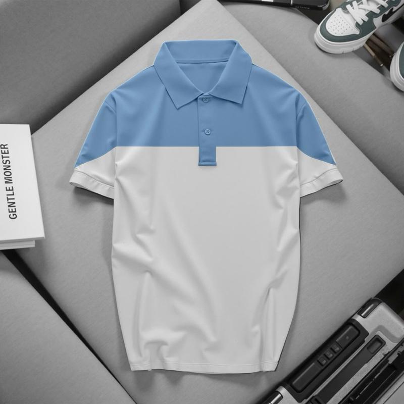 ÁO THUN POLO SỌC NGANG VẢI THUN CÁ SẤU POLY Menswear Nam