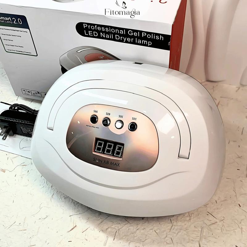 Máy Hơ Gel Sun X8 Max Công Suất Mạnh, 57 Bóng Đèn LED/UV, Nhẹ Tiện Dụng, Khoang Rộng, Bh 3 tháng