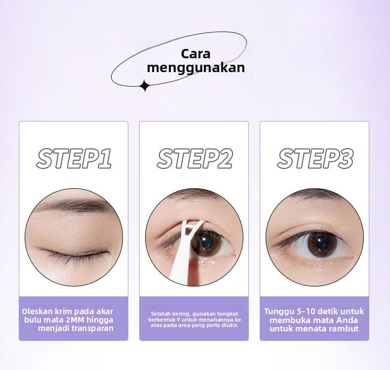 Krim Pengaturan Tak Terlihat untuk Kelopak Mata Ganda Tahan Lama Tahan Air Alami Tanpa Jejak Krim Gel Kelopak Mata Ganda