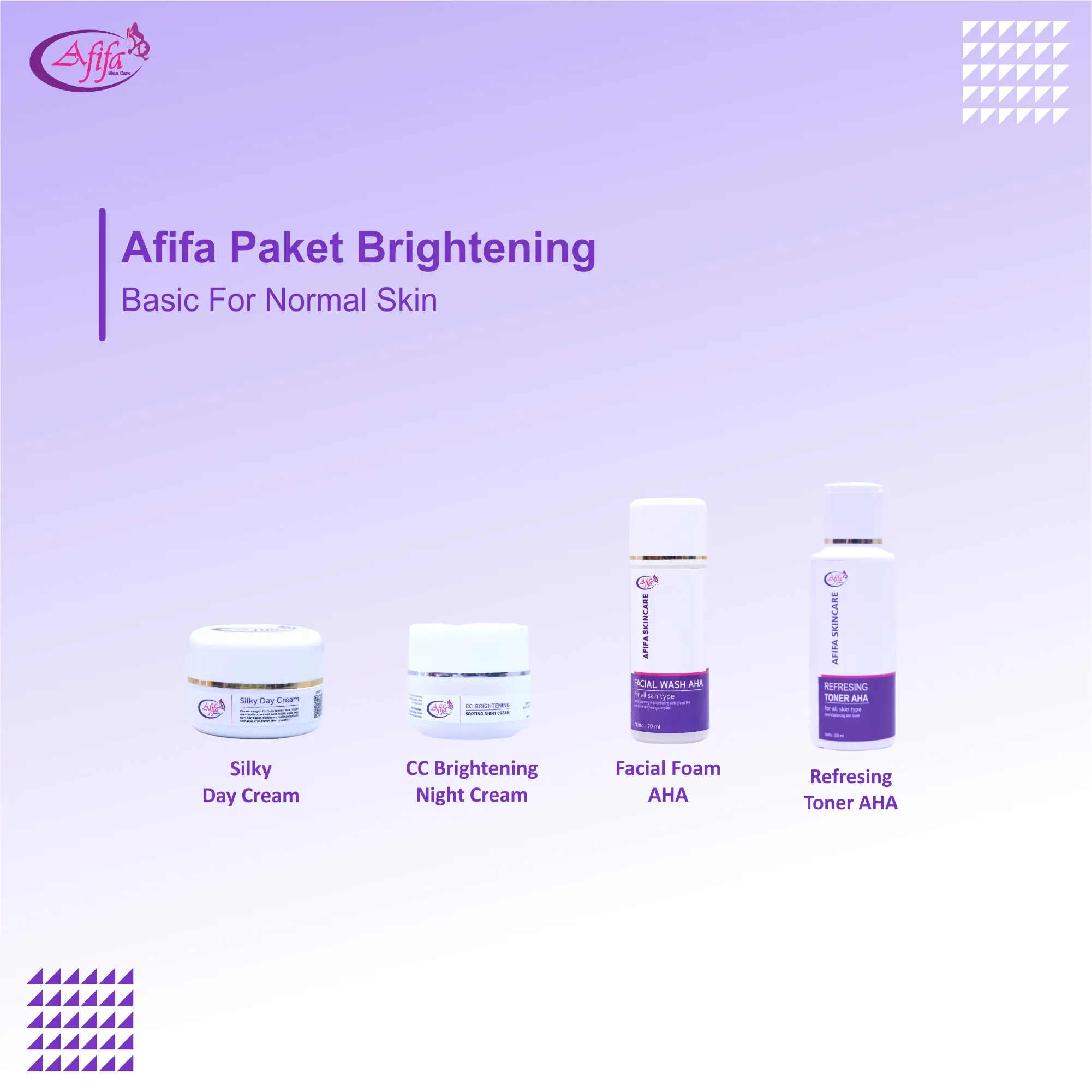 AFIFA PAKET BRIGHTENING BASIC | KULIT NORMAL