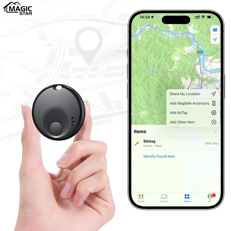 GPS Tracker for iOS, Anti-loss Reminder Device, MFI Rating Locator Key Pet Child Elderly Anti-loss Tracker, Smart Device Anti-loss Tracker 0
