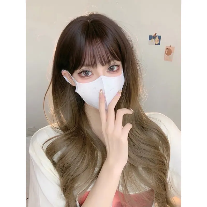 AEGYOSHOPPE - C0302 full wig korea 65 cm - Wig  Rambut Palsu Wig Wanita Korea Style Aesthetic Premium Fiber COD 4