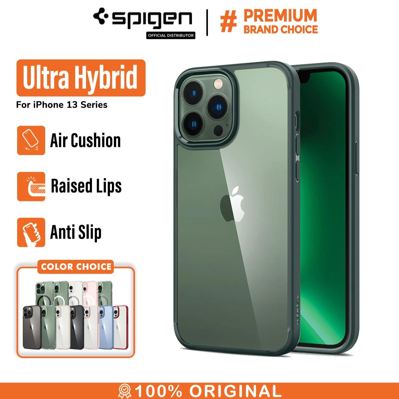 Case iPhone 13 Pro Max 13 Mini Spigen Ultra Hybrid Anti Crack Magsafe