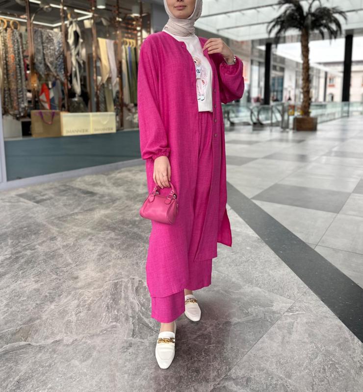 Product Introduction of Pakaian Wanita Saiz Besar Muslim, Merentas Sempadan, Dd0178, Borong, Longgar, Elegan, Sesuai untuk Musim Luruh, Set Dua Keping Panjang Komuter 10