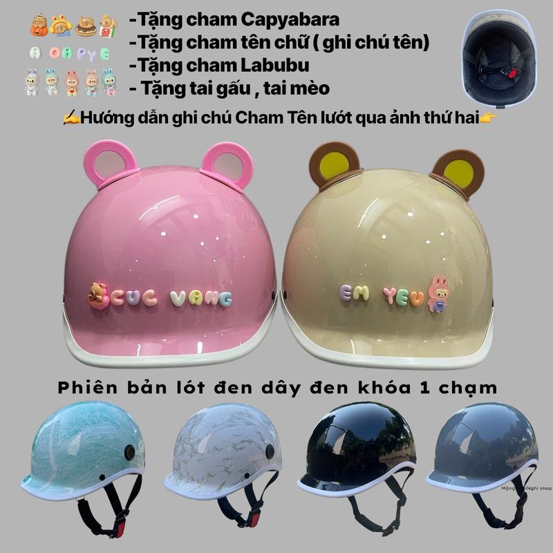 ( NÓN BẢO HIỂM ĐẠT CHUẨN )Mũ Bảo Hiểm CR01 Chính Hãng Camry kiểu Cá Heo Lót đen - Bảo Hành 12 Tháng Helmet